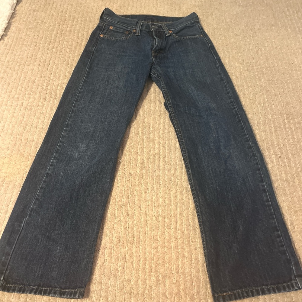 Levi's Women's Straight Jeans - Dark Blue
